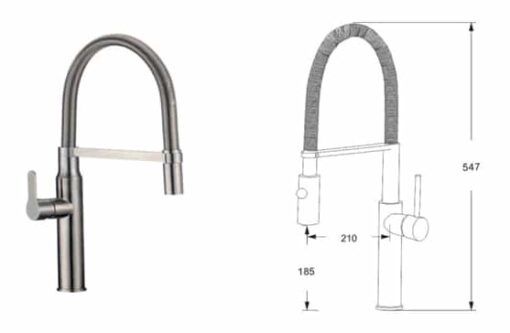 Kitchen-Faucet-SMC-8400-BN