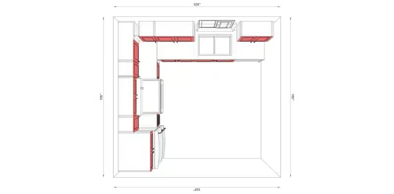 L-Shaped Kitchen Set 1