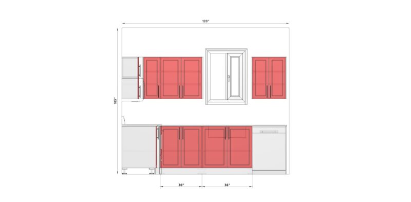 L-Shaped Kitchen Set 3