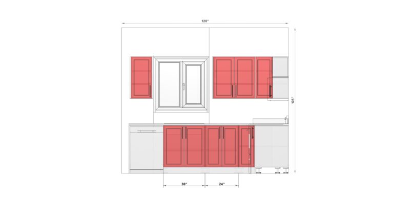 U-Shaped Kitchen Set 4